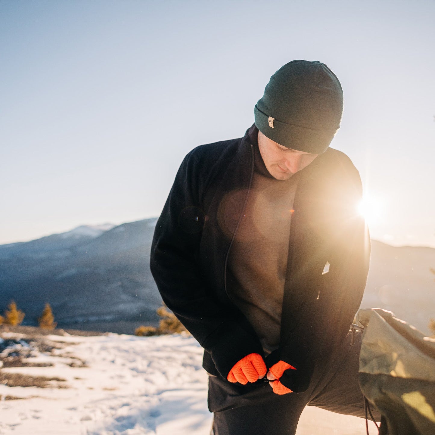 Heavyweight - Men's Wool Full Zip Wilderness - Concordia Style Boutique