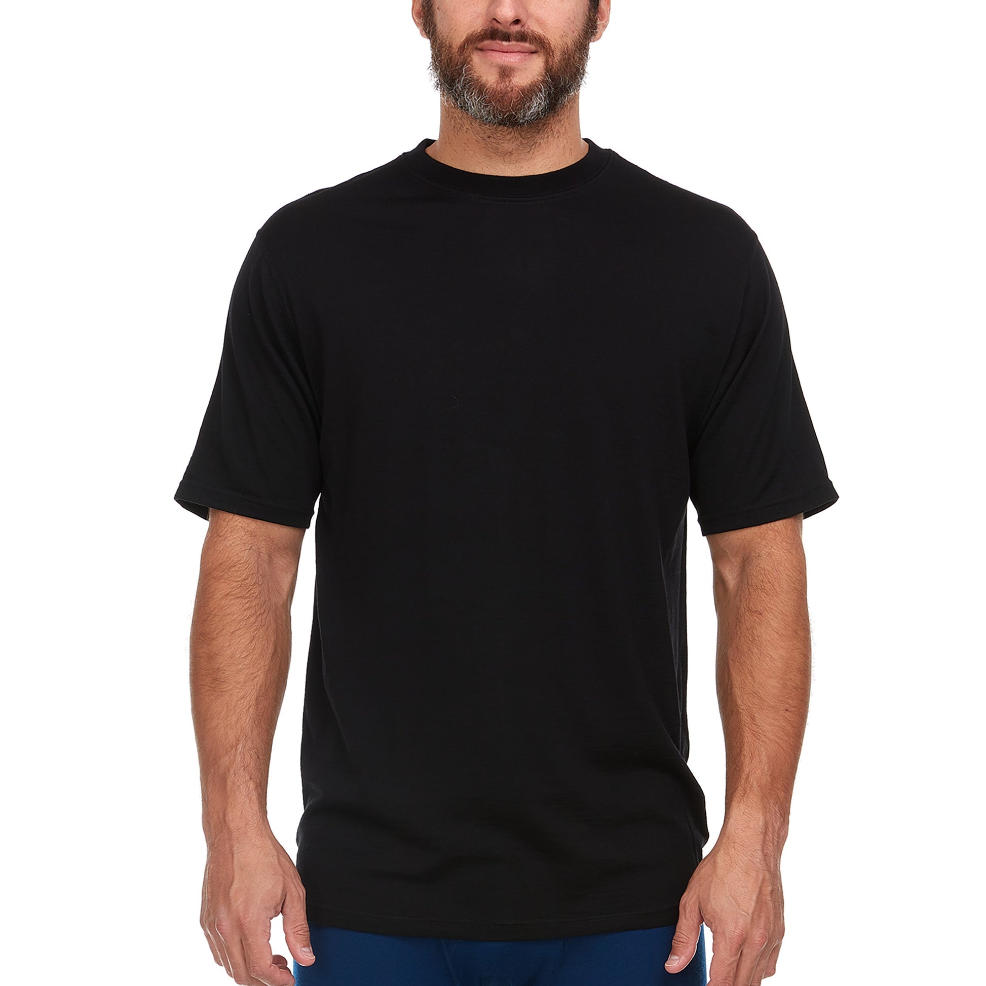 Lightweight - Algonquin Men's Wool T-Shirt Crew 100% Merino Wool - Concordia Style Boutique