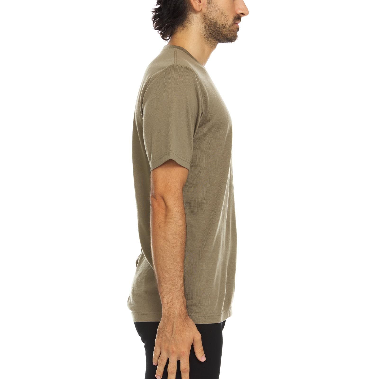 Lightweight - Algonquin Men's Wool T-Shirt Crew 100% Merino Wool - Concordia Style Boutique