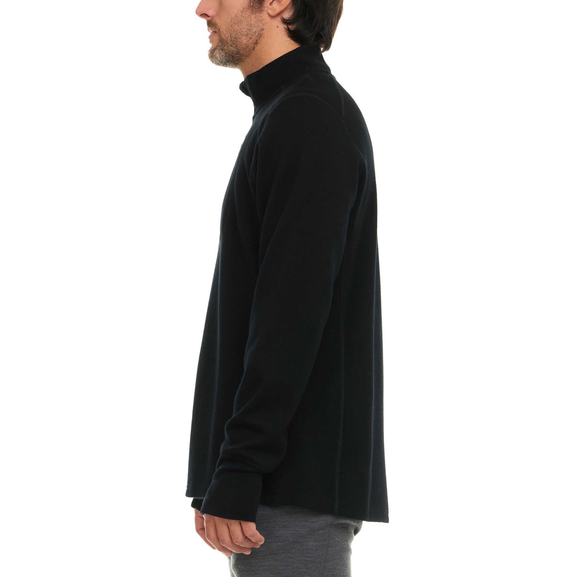 Heavyweight - Men's Wool 1/4 Zip Wilderness - Concordia Style Boutique