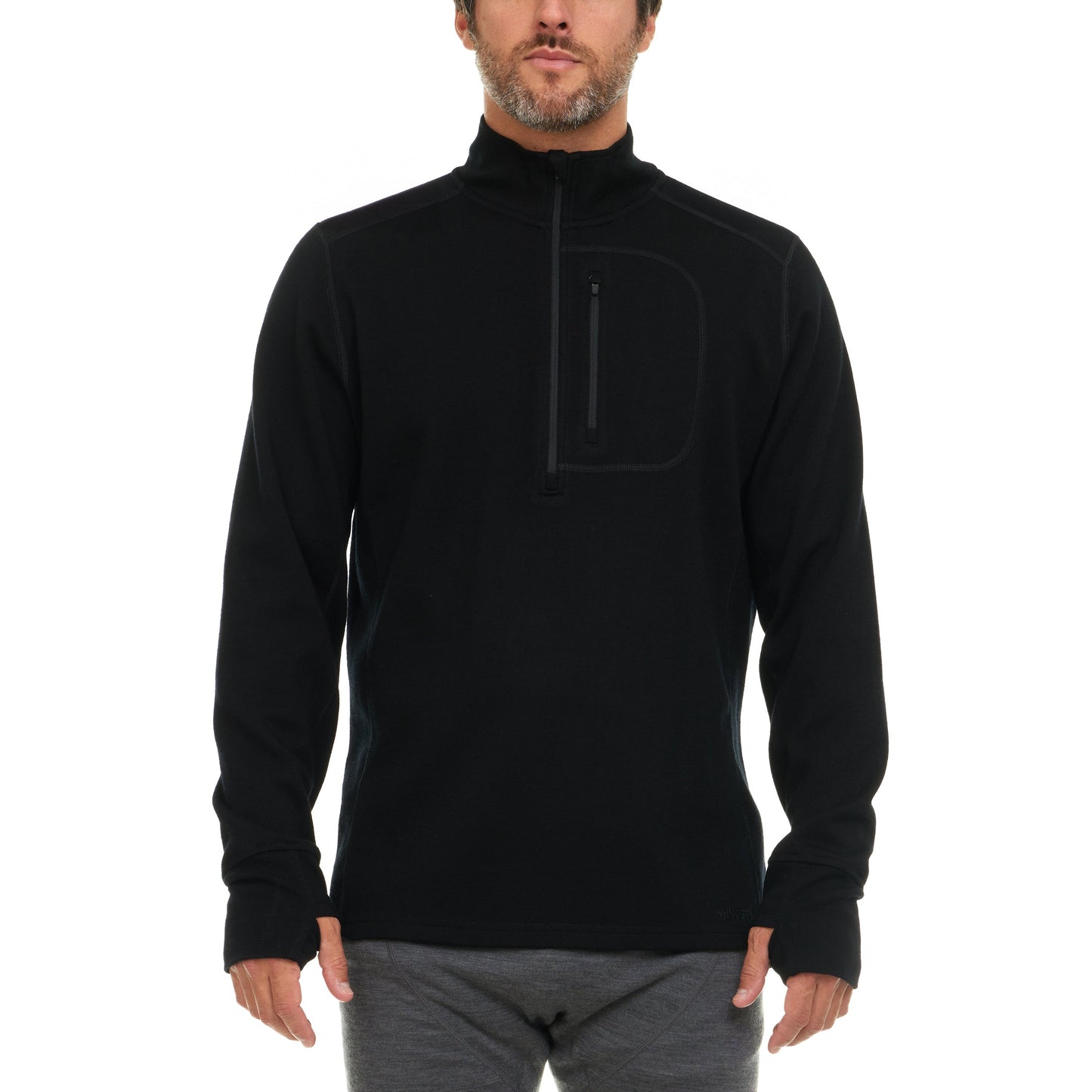 Heavyweight - Men's Wool 1/4 Zip Wilderness - Concordia Style Boutique