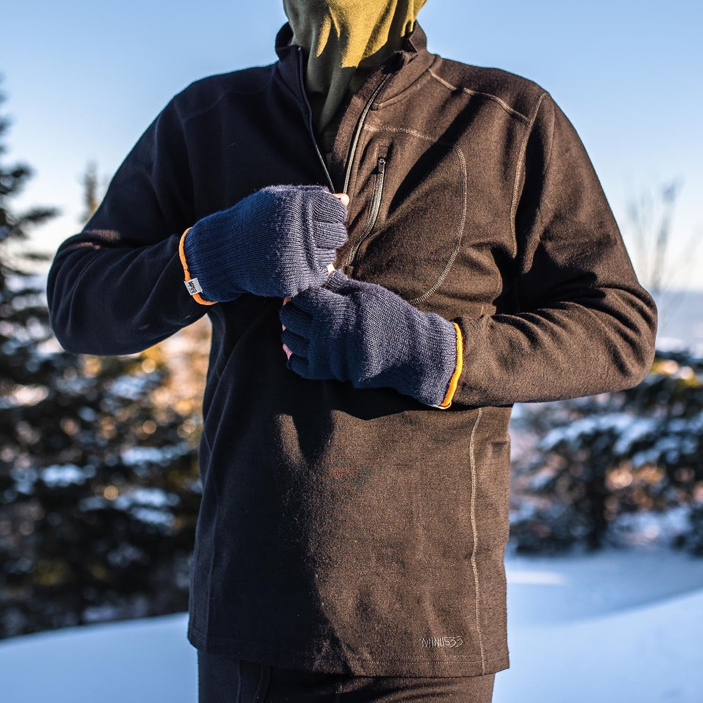 Heavyweight - Men's Wool 1/4 Zip Wilderness - Concordia Style Boutique