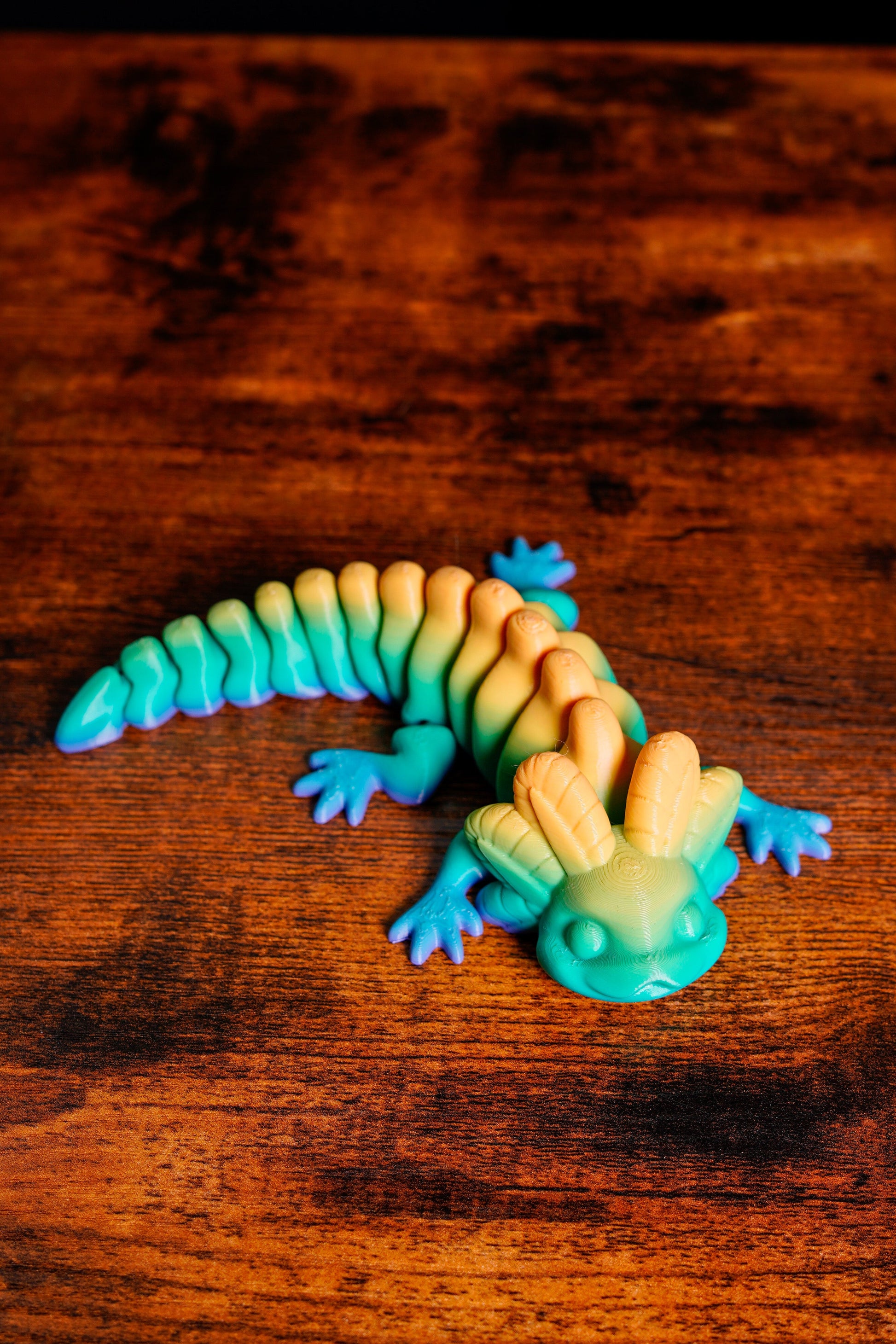 Articu-lotl - Wiggle Warden of the Water Temple - 3D Printed Artwork - Concordia Style Boutique