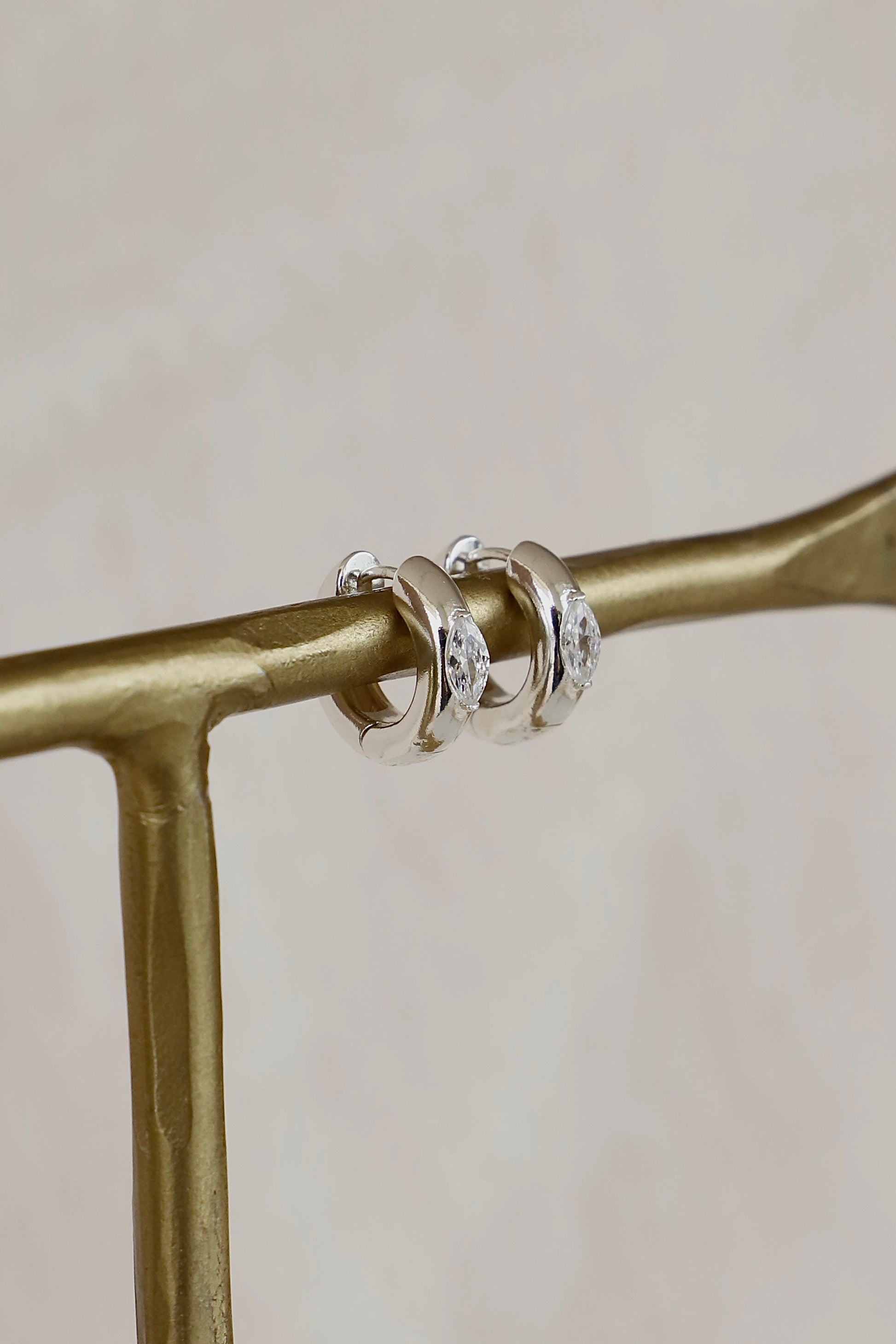 AURUM SILVER HOOPS - Concordia Style Boutique