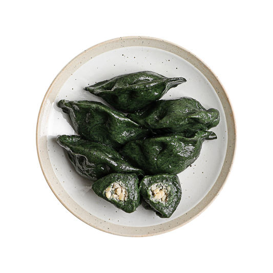 Jindo Moshi Ssuk Songpyeon (Ramie & Mugwort Halfmoon Shaped Rice Cake) - Concordia Style Boutique