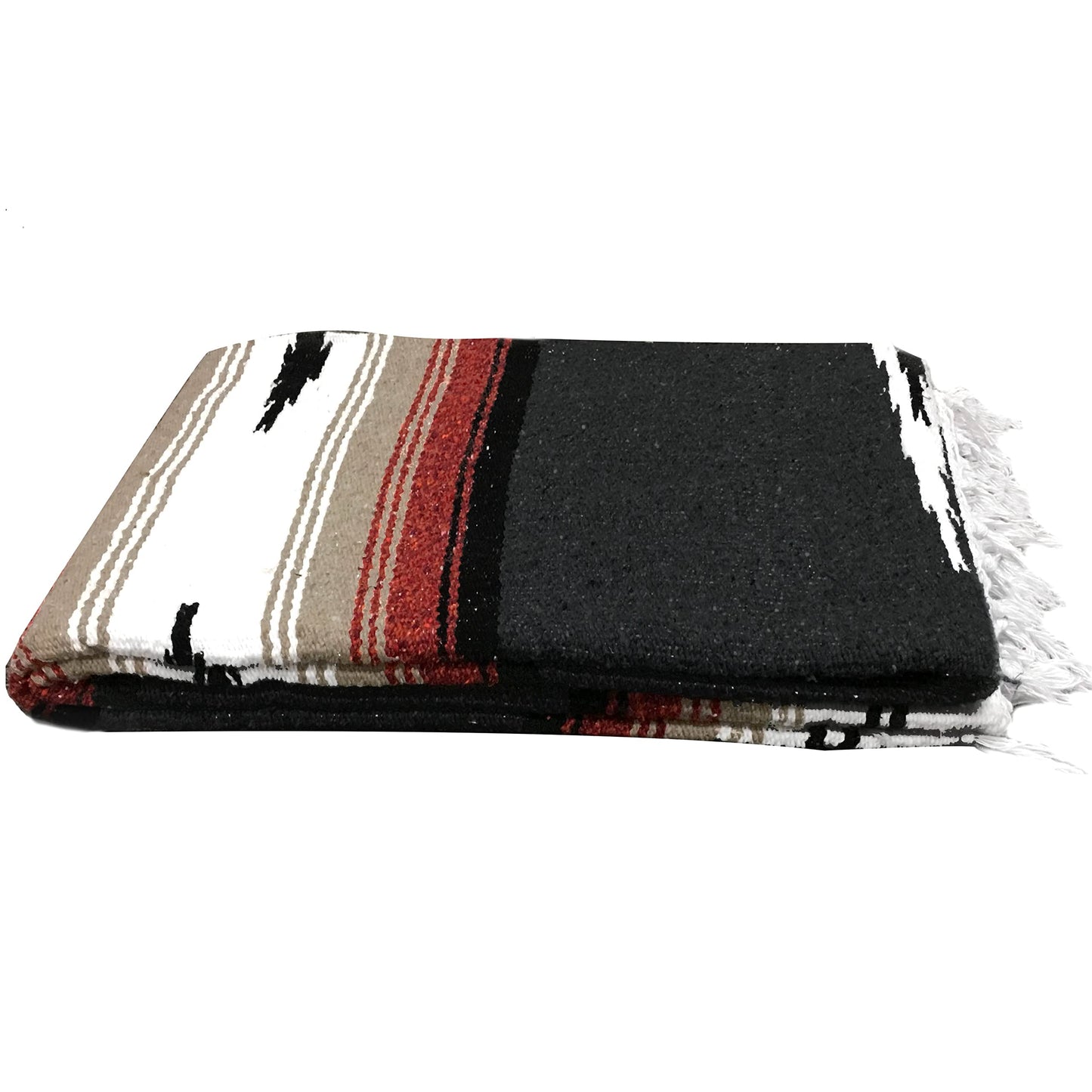 Black Baja Multi Diamond Yoga Blanket - Concordia Style Boutique