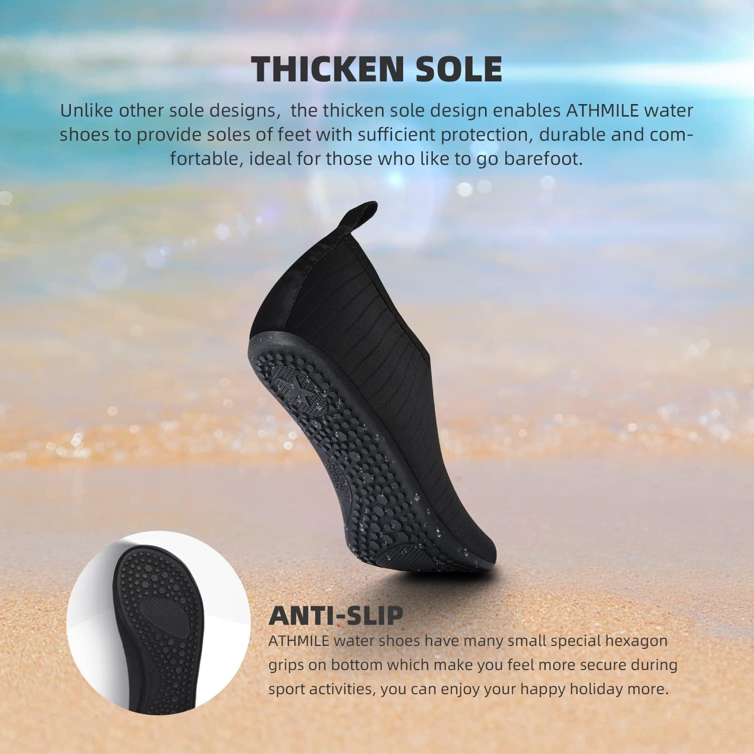 Water Shoes for Women and Men - Quick-Dry Aqua Socks - For Swiming and  Beach Barefoot Yoga Exercises - Sport Accessories- Pool or Camping - Adult and Youth Sizes - Premium Water Shoes from Concordia Style Boutique - Just $15.52! Shop now at Concordia Style Boutique