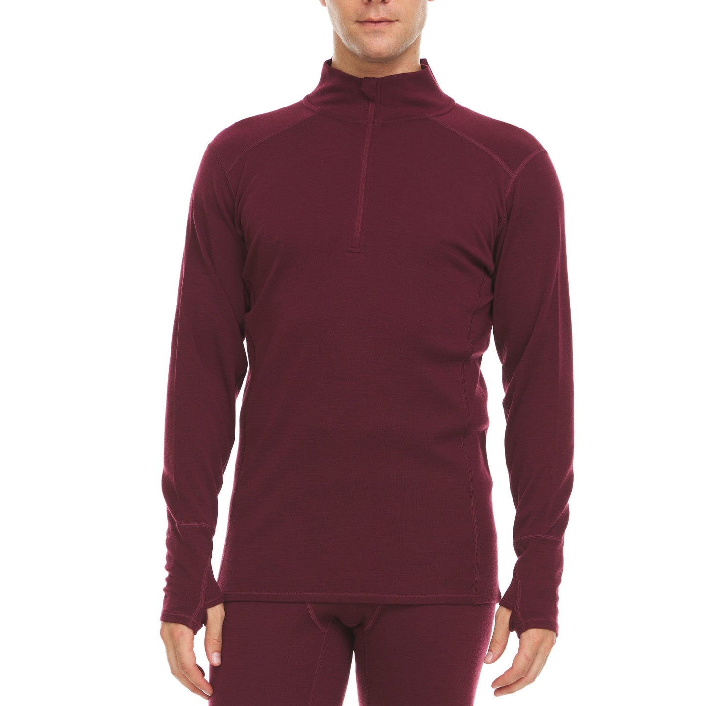 Midweight - Isolation Men's 1/4 Zip 100% Merino Wool - Concordia Style Boutique