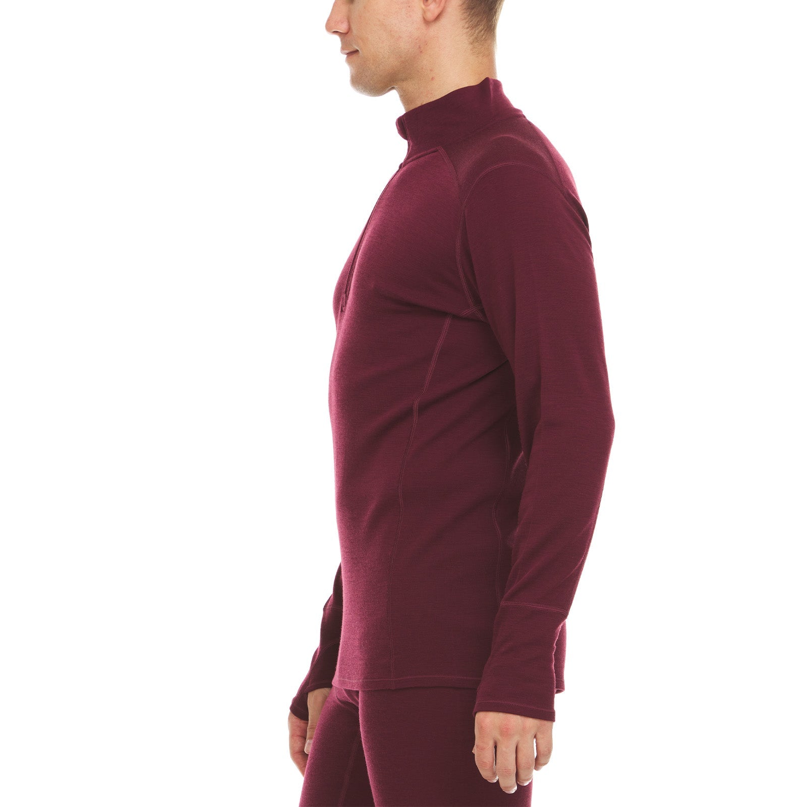Midweight - Isolation Men's 1/4 Zip 100% Merino Wool - Concordia Style Boutique