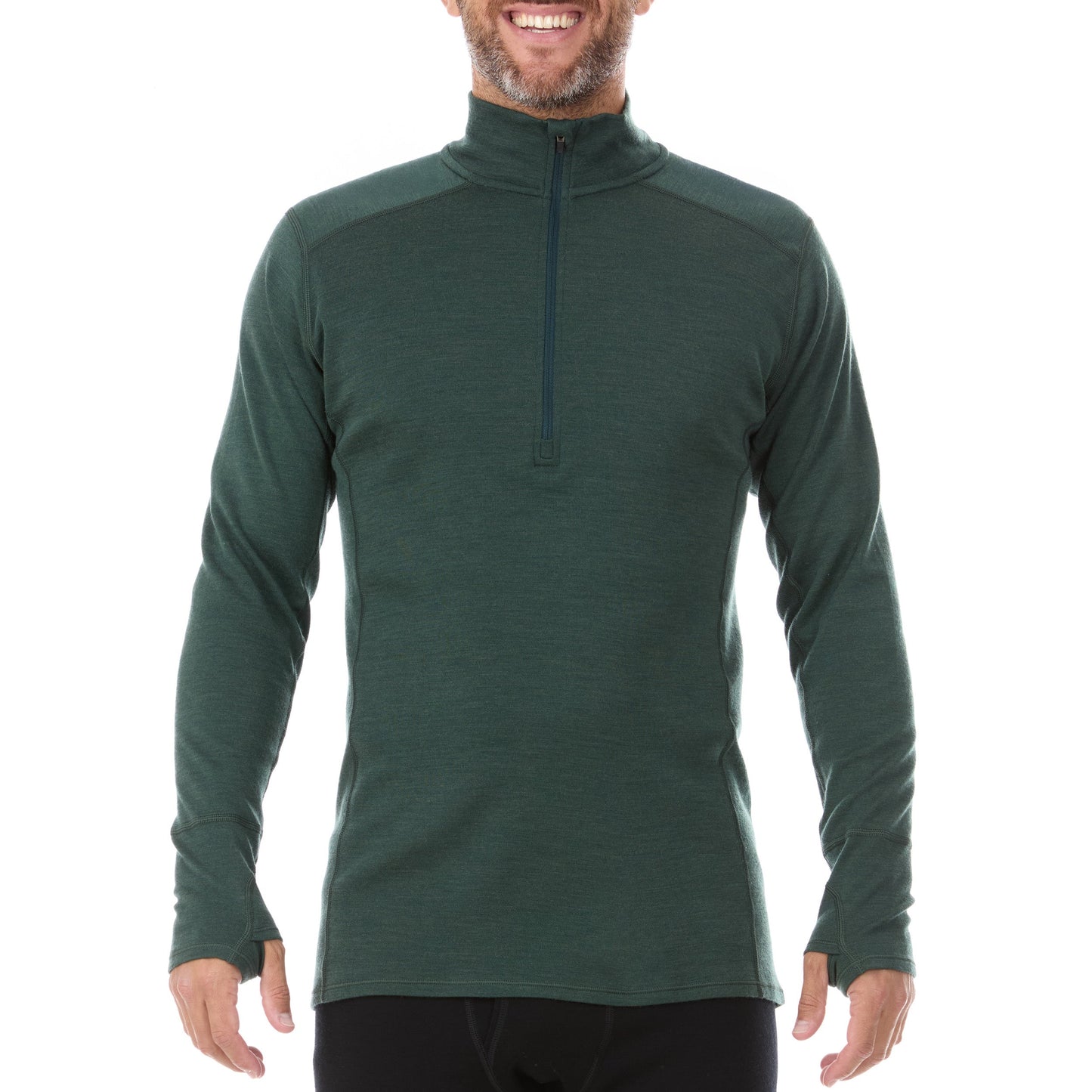 Midweight - Isolation Men's 1/4 Zip 100% Merino Wool - Concordia Style Boutique