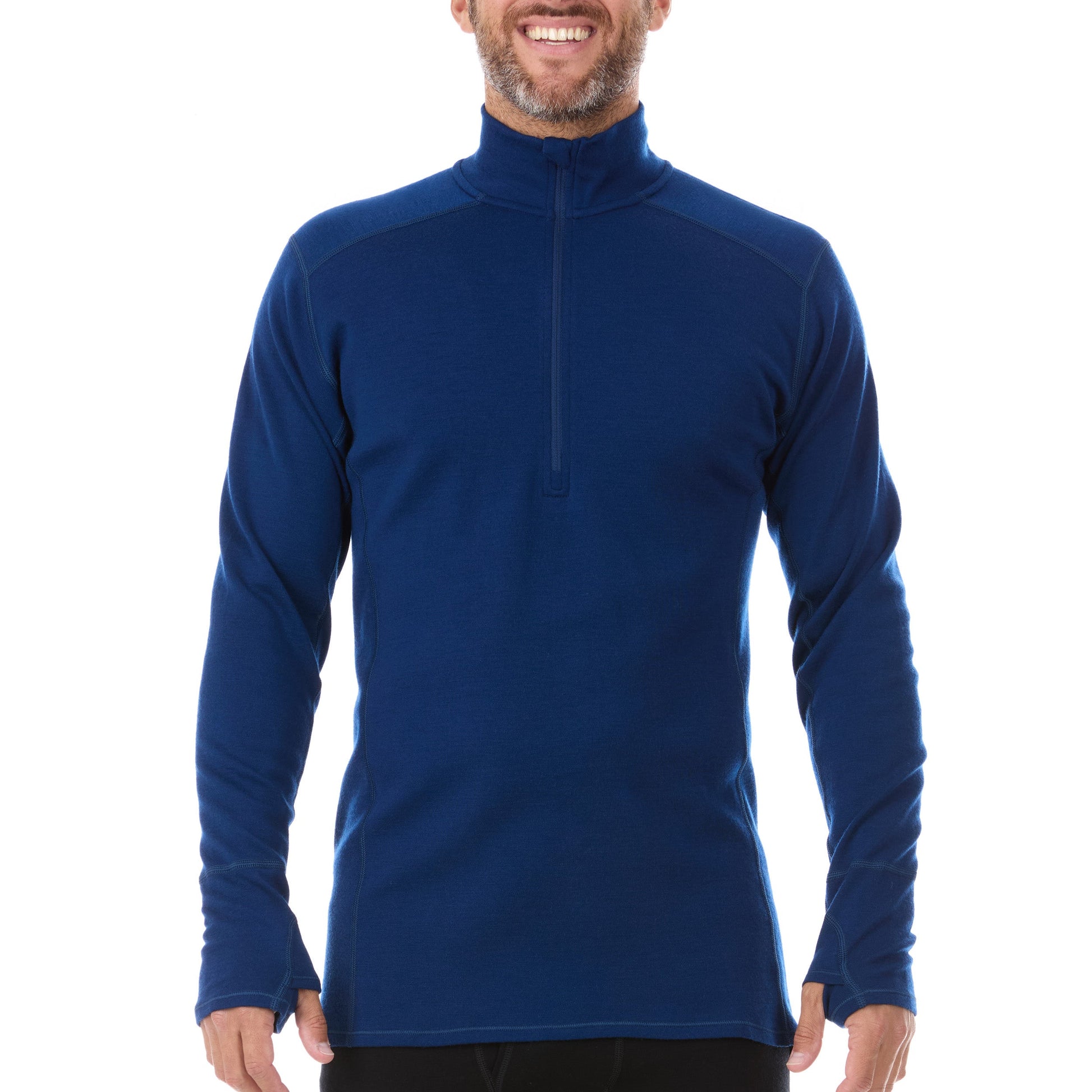 Midweight - Isolation Men's 1/4 Zip 100% Merino Wool - Concordia Style Boutique