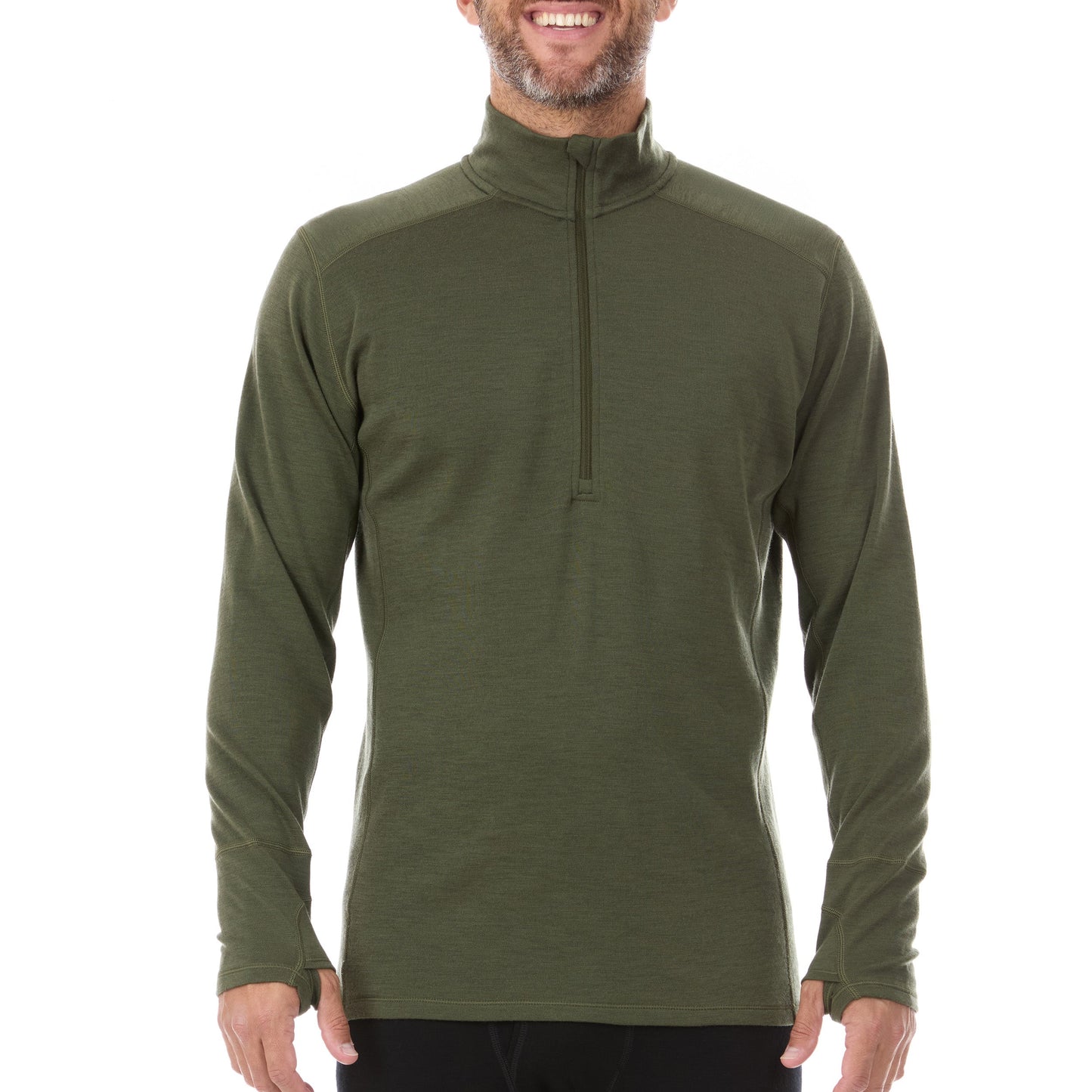 Midweight - Isolation Men's 1/4 Zip 100% Merino Wool - Concordia Style Boutique