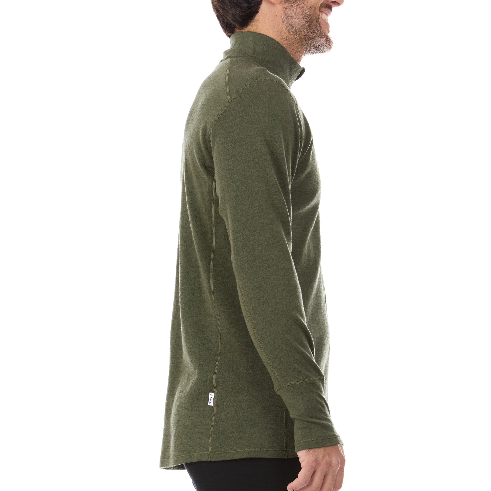 Midweight - Isolation Men's 1/4 Zip 100% Merino Wool - Concordia Style Boutique