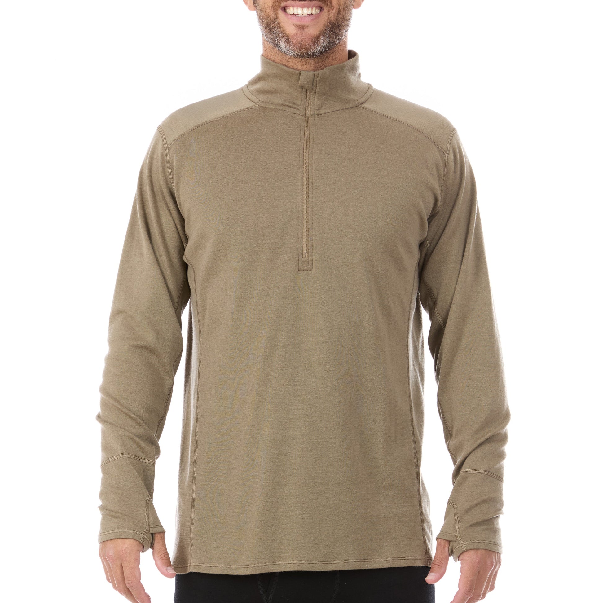 Midweight - Isolation Men's 1/4 Zip 100% Merino Wool - Concordia Style Boutique