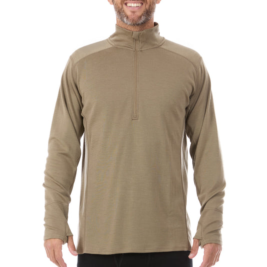 Midweight - Isolation Men's 1/4 Zip 100% Merino Wool - Concordia Style Boutique