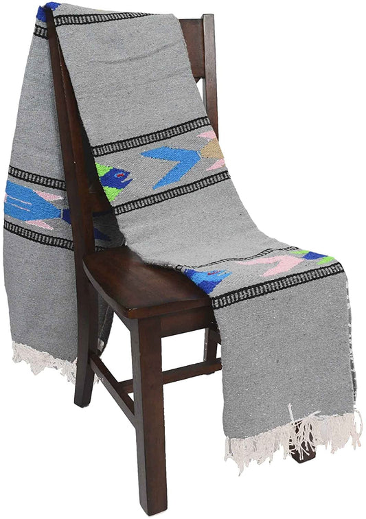 Heather Grey Baja Fish Yoga Blanket - Concordia Style Boutique