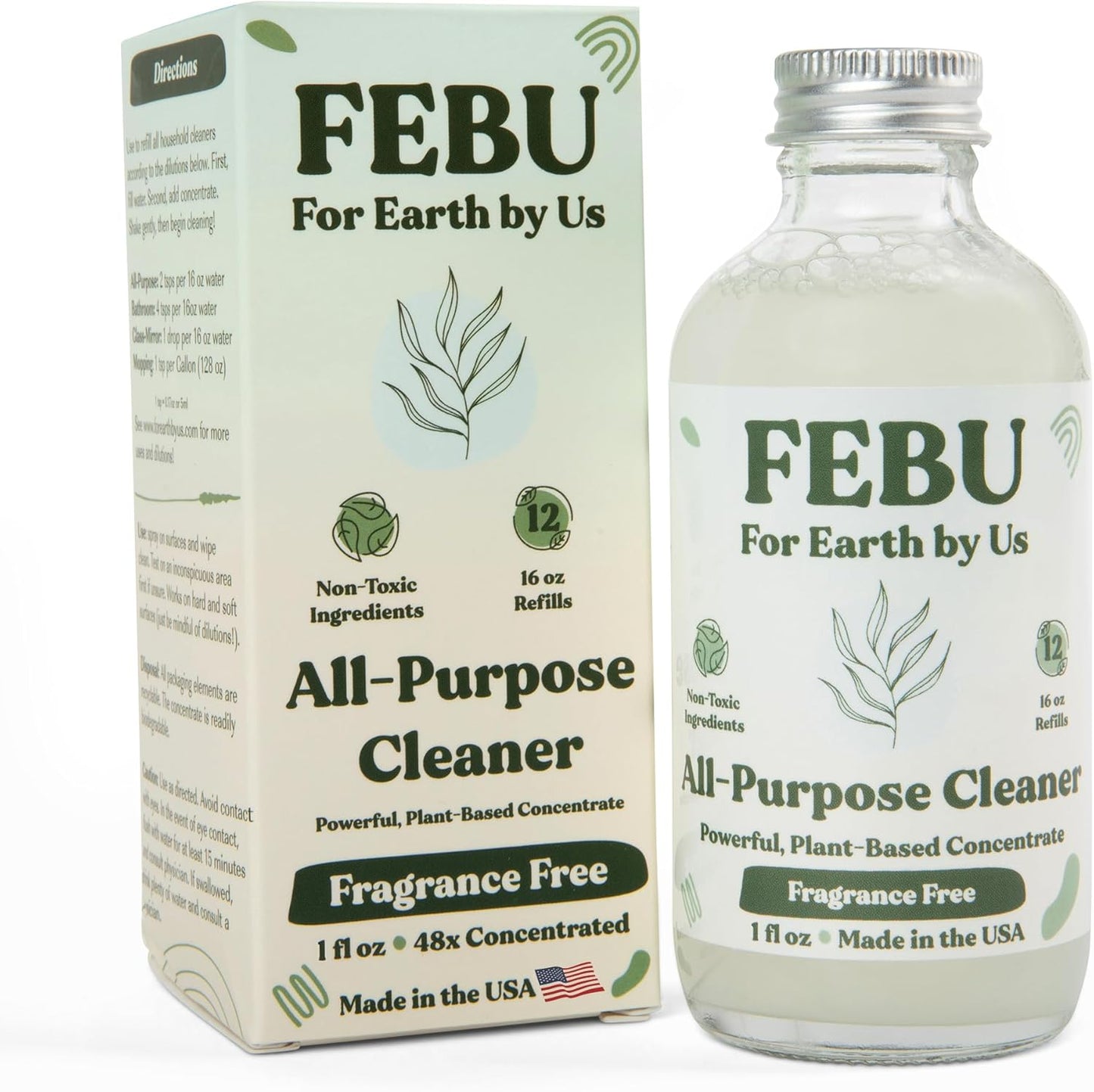 FEBU All Purpose Cleaner, Fragrance Free, 1oz - Premium All Purpose Cleaner from Concordia Style Boutique - Just $14.99! Shop now at Concordia Style Boutique