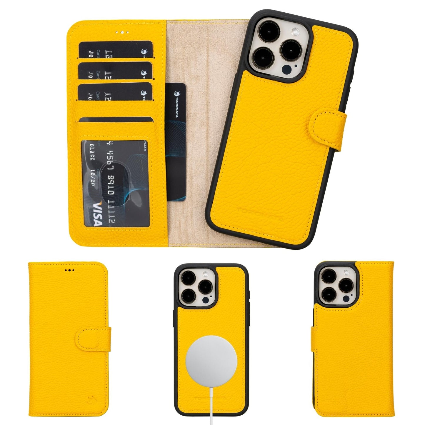 Casper iPhone 14 Series Detachable Leather Wallet Case - Concordia Style Boutique