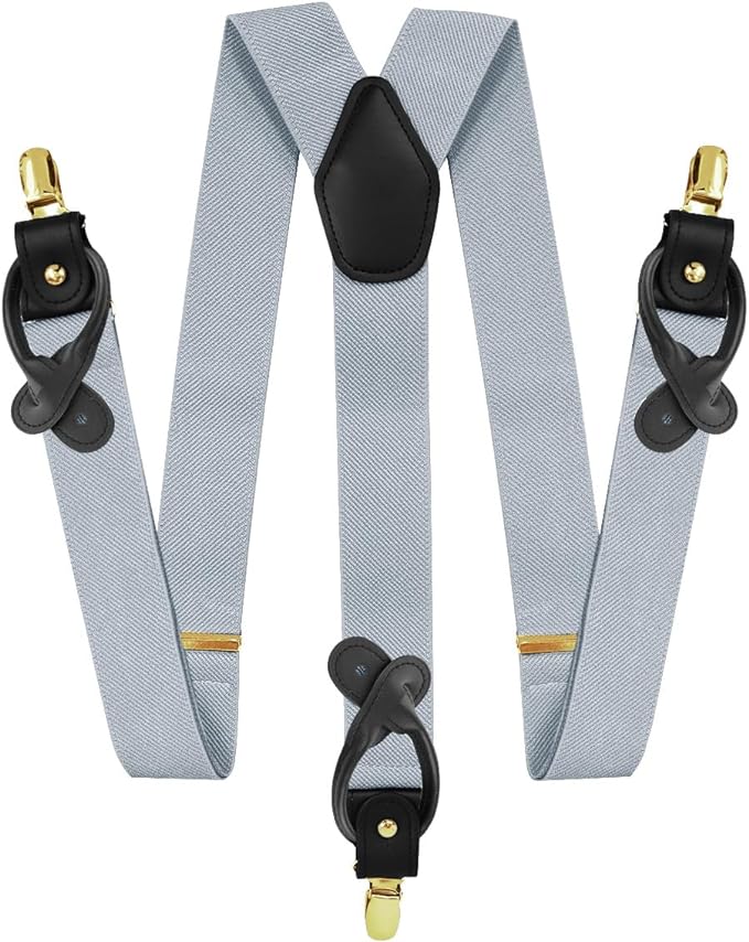 Vittorio Farina Men's Convertible Suspender in Gift Box: 70% Polyester & 30% Elastomer - Concordia Style Boutique