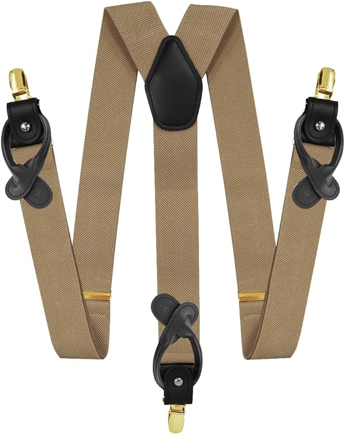 Vittorio Farina Men's Convertible Suspender in Gift Box: 70% Polyester & 30% Elastomer - Concordia Style Boutique