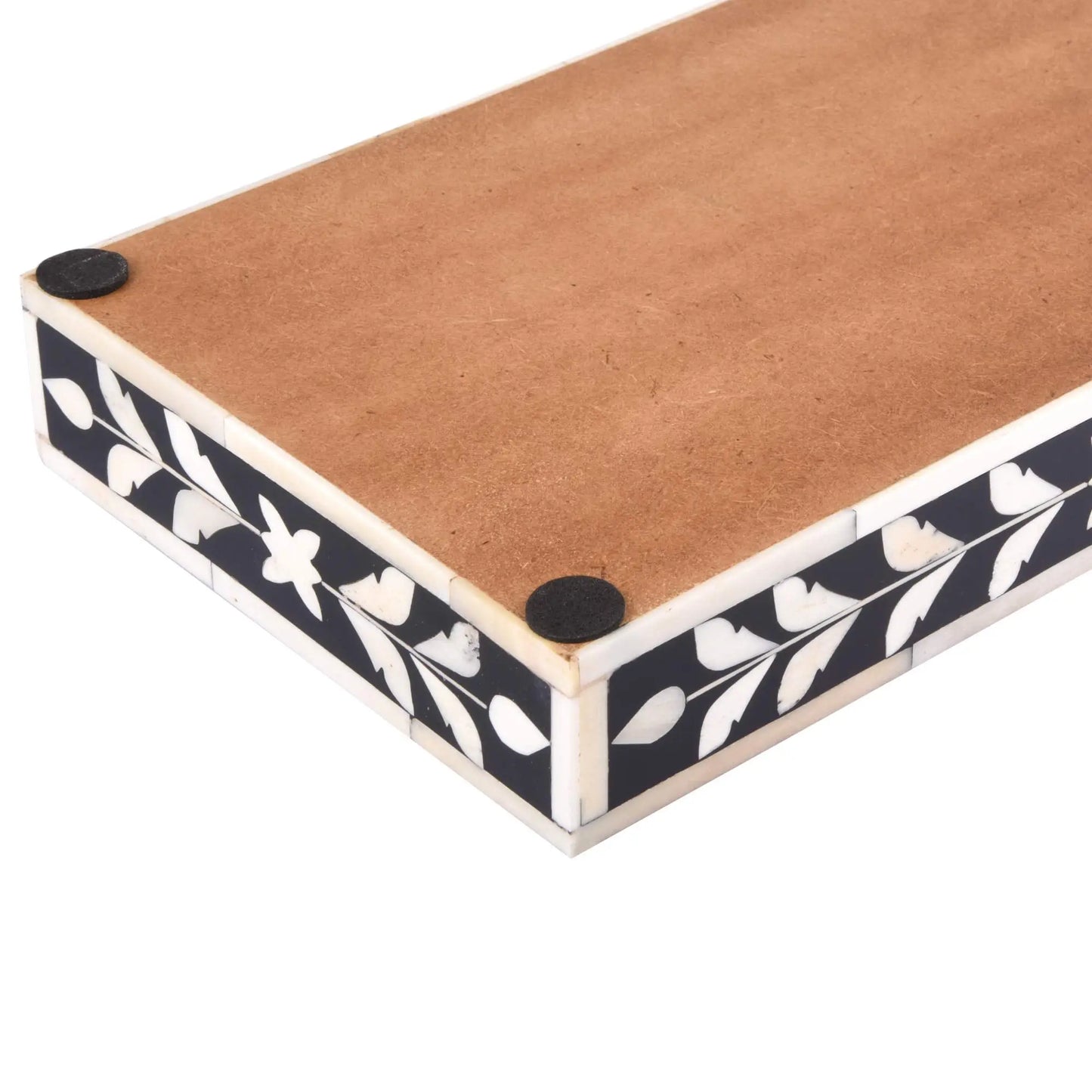 Vanity Trays Parlour Whist Pattern Bone & Resin Inlay Collection in 10x6 - Concordia Style Boutique