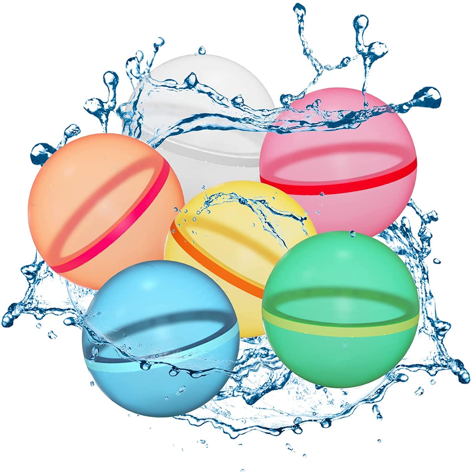 6 Pack Reusable Water Ballon - Concordia Style Boutique