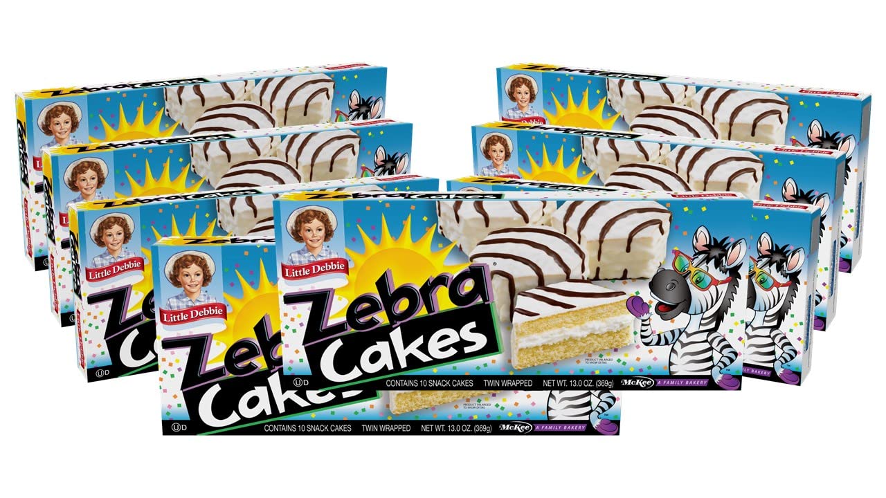 Little Debbie Zebra Cakes, 10 Twin-Wrapped Cakes, 13.0 OZ Box - Premium Snack Foods from Concordia Style Boutique - Just $4.51! Shop now at Concordia Style Boutique