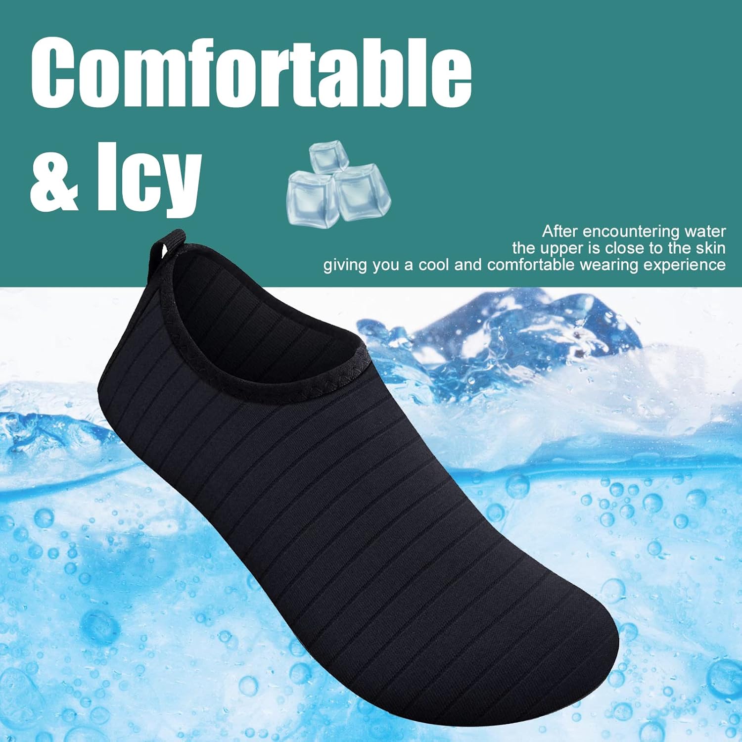 Metog - Unisex Water Shoes - Quick-Dry Aqua Socks- Barefoot Slip-on for Beach/ Swim/ Sport/ Surf/ Yoga/ Exercise - Premium Water Shoes from Concordia Style Boutique - Just $12.49! Shop now at Concordia Style Boutique