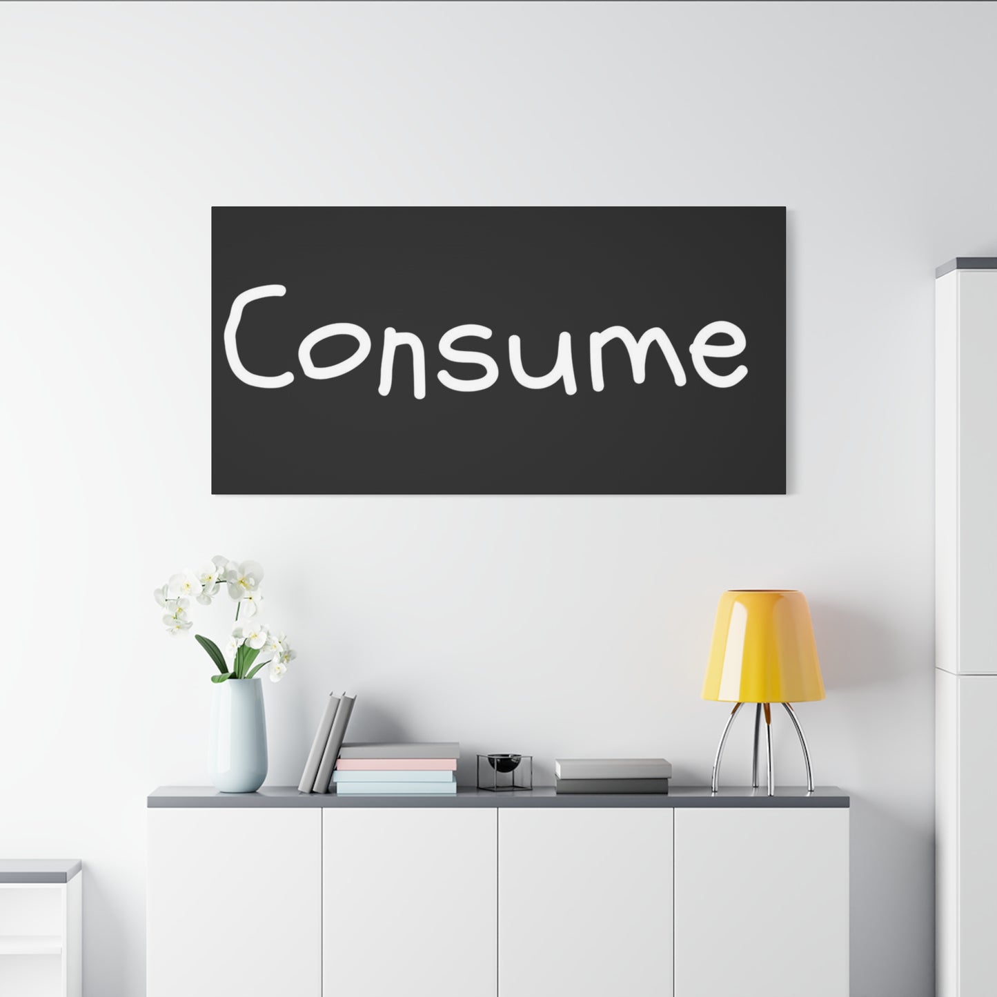 Classic Canvas -"Consume" - Premium Canvas from Concordia Style Boutique - Just $26.40! Shop now at Concordia Style Boutique