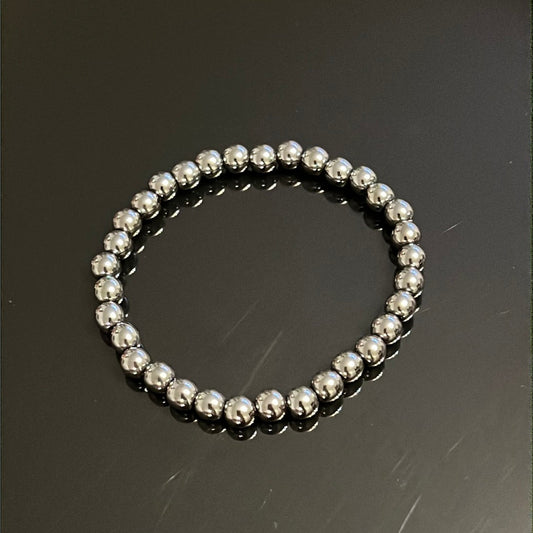 Hematite Bracelet - Stretchy & Unisex - Concordia Style Boutique