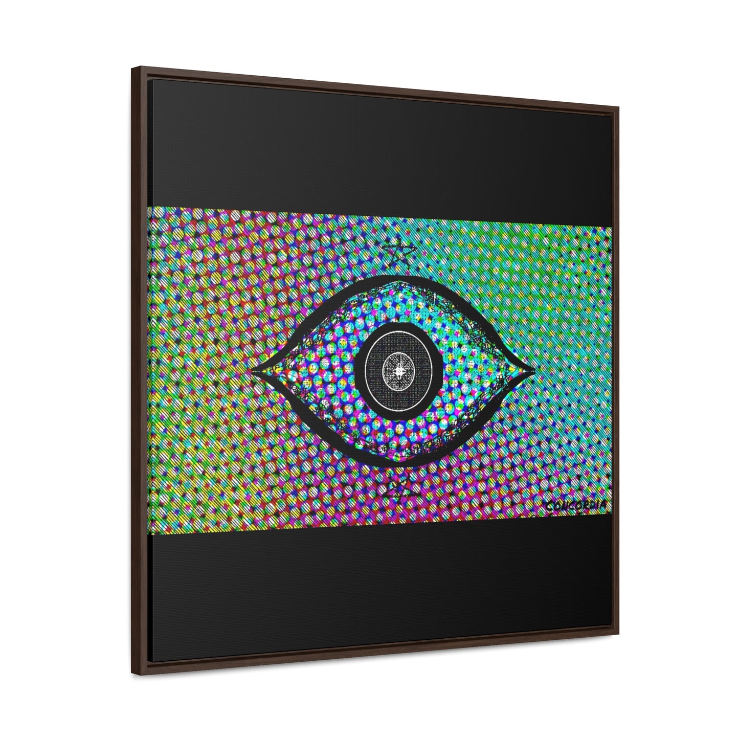 "The Eye" - Gallery Canvas Wraps, Square Frame - Premium Canvas from Concordia Style Boutique - Just $106.56! Shop now at Concordia Style Boutique