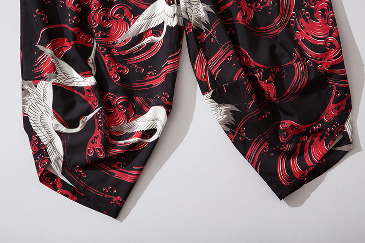 YC142 Red River Cranes Lightweight Pants - Concordia Style Boutique