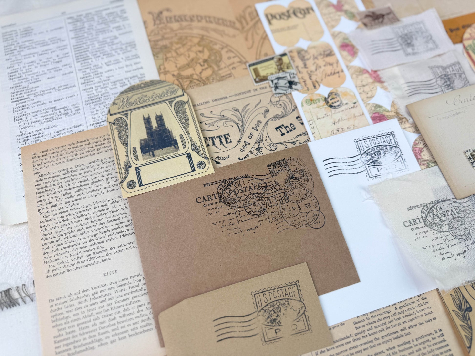 Foreign Travel Ephemera Kit - Concordia Style Boutique