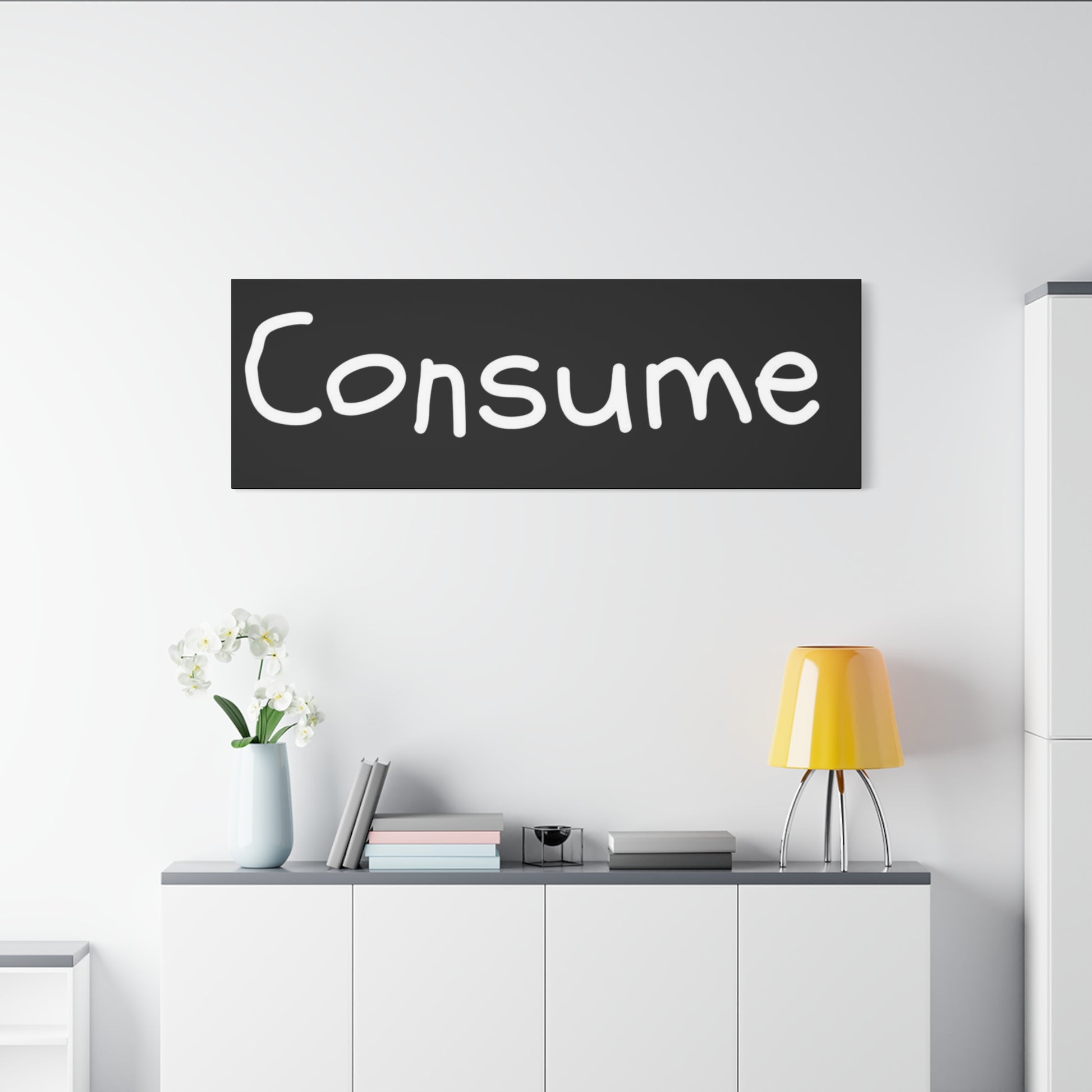 Classic Canvas -"Consume" - Premium Canvas from Concordia Style Boutique - Just $26.40! Shop now at Concordia Style Boutique