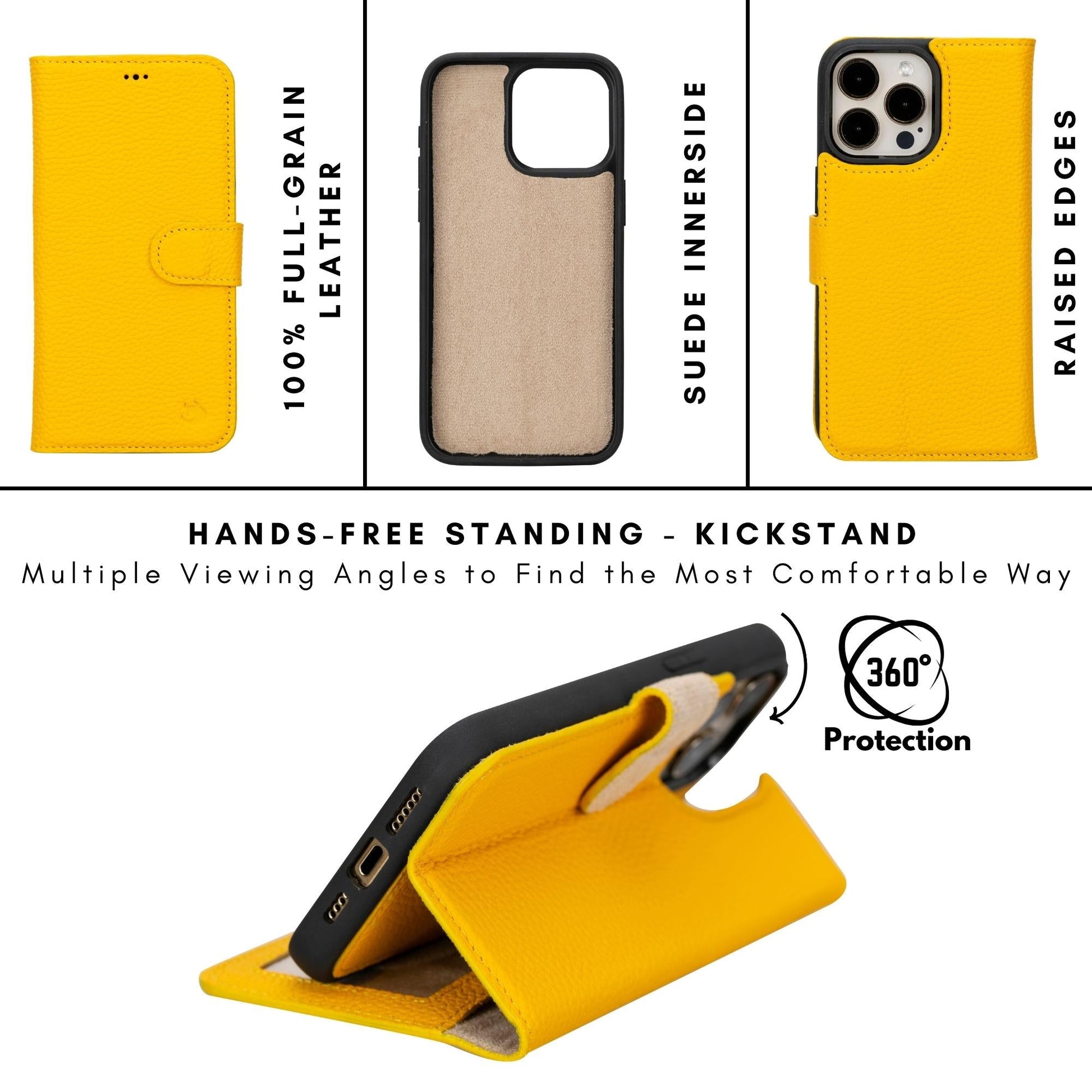 Casper iPhone 14 Series Detachable Leather Wallet Case - Concordia Style Boutique