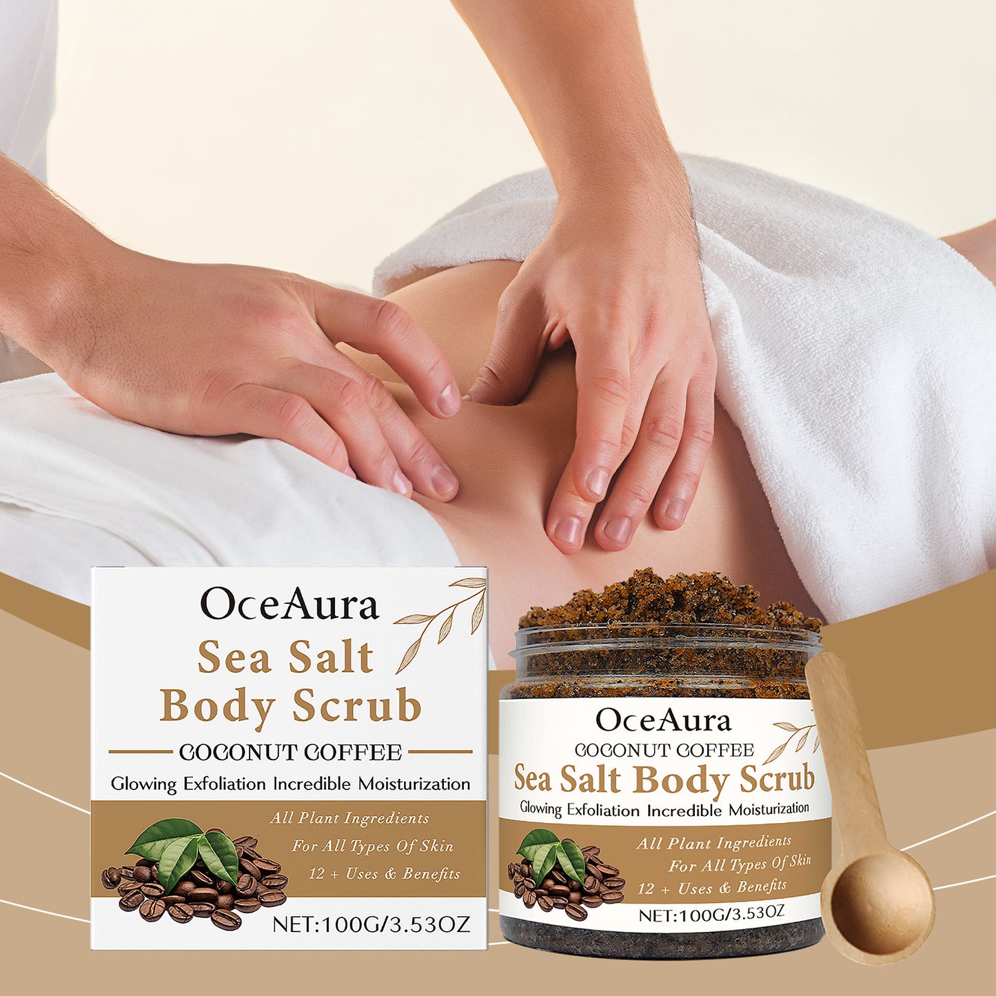 Coconut Coffee Body Scrub Cream - Premium Coconut Coffee Body Scrub Cream from Concordia Style Boutique - Just $12.35! Shop now at Concordia Style Boutique