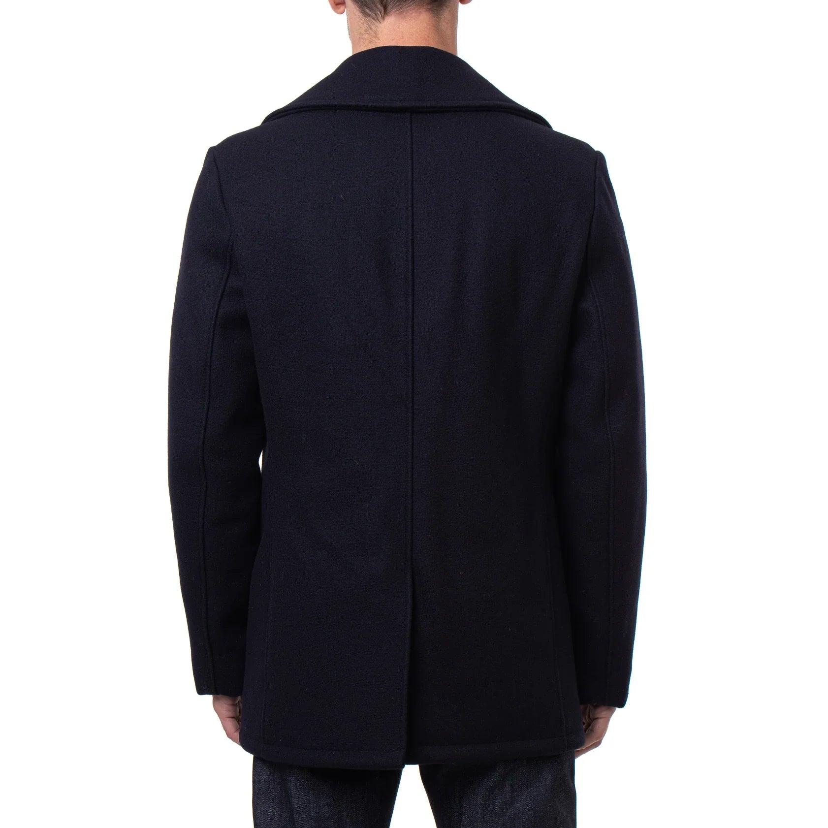 Authentic Pea Coat - Navy - Classic 32 Oz. Melton Wool - Concordia Style Boutique