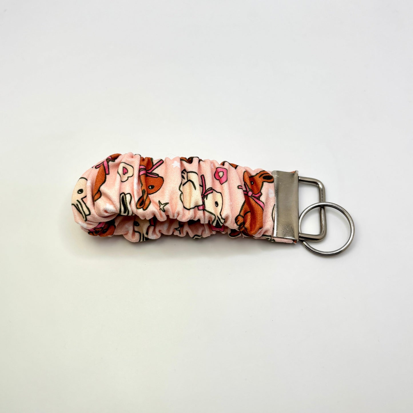 Chocolate Easter Bunny Scrunchie Wristlet