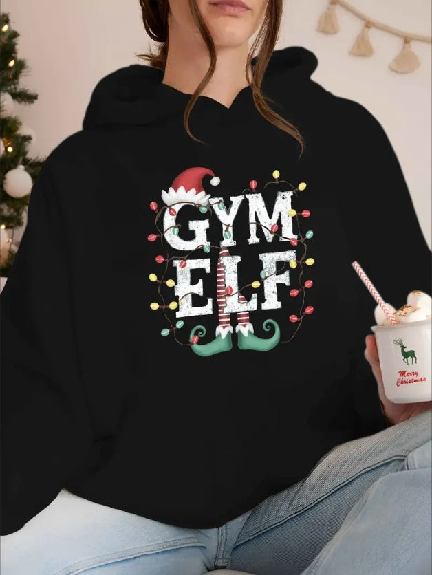 Women’s Christmas Gym Elf Hoodie