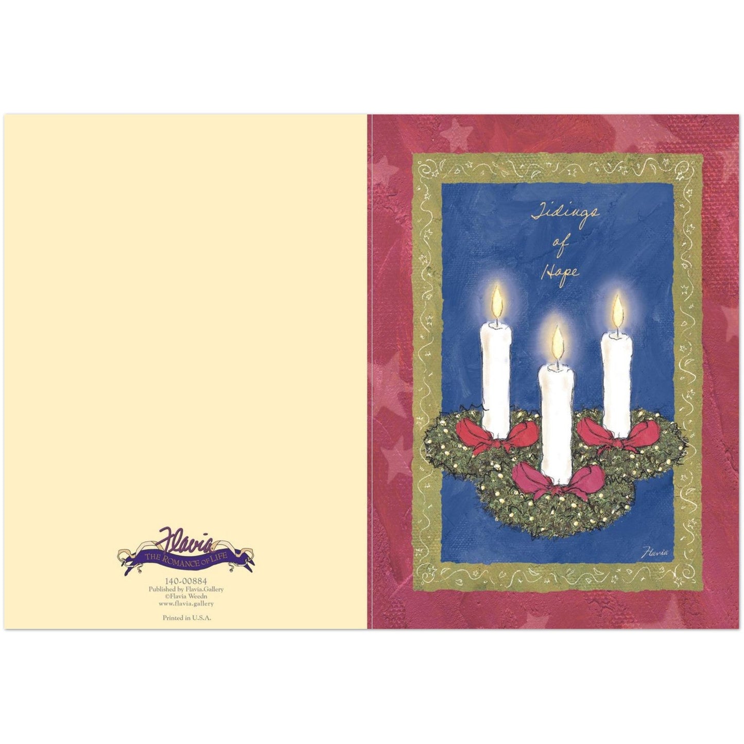 Tidings of Hope - a Flavia Weedn Classic Christmas Card 0003-6891
