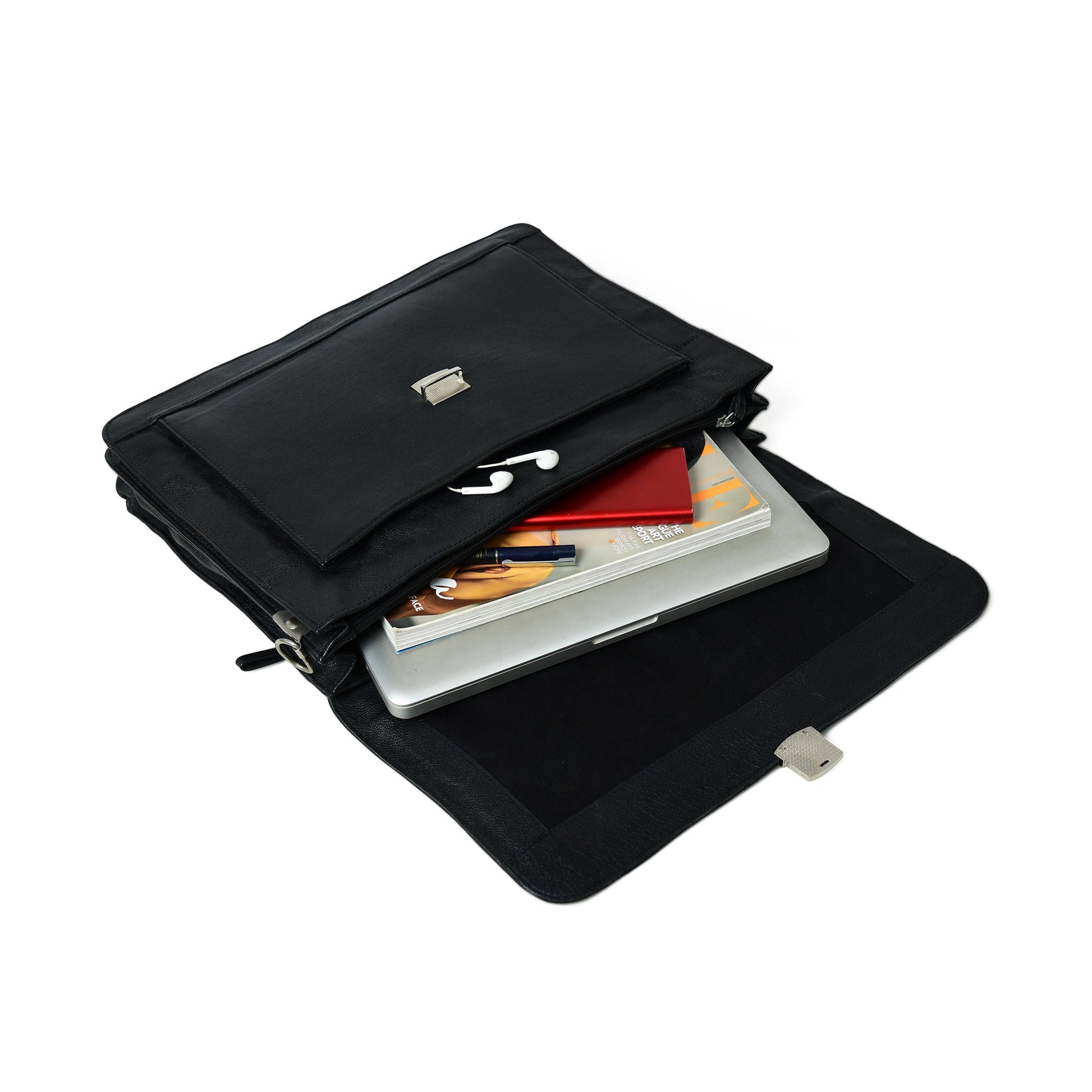 Business Attache Laptop Bag - Italian Finish - Concordia Style Boutique