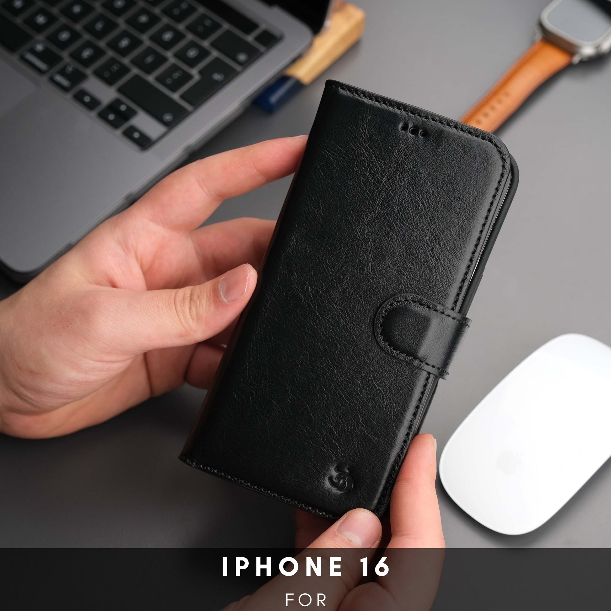 Casper iPhone 16 Wallet Case Leather MagSafe - Concordia Style Boutique