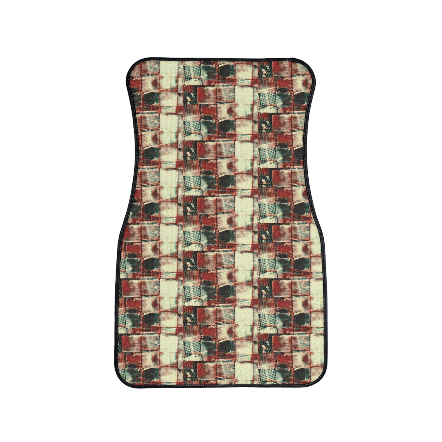 Car Floor Mats, 1pc - "Square Dance" - Premium Car Floor Mats from Concordia Style Boutique - Just $20.10! Shop now at Concordia Style Boutique