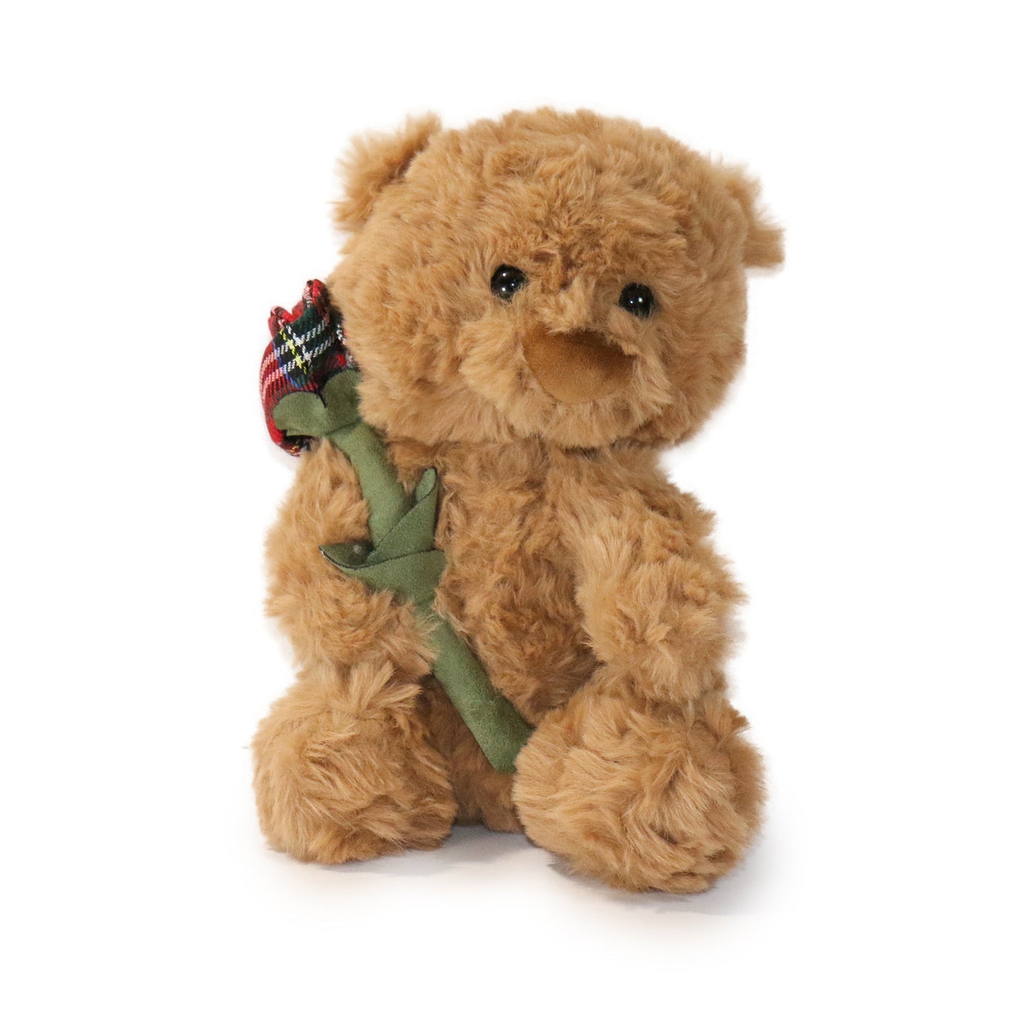 9-inch Beary Thoughtful Bear with Stylish Rose