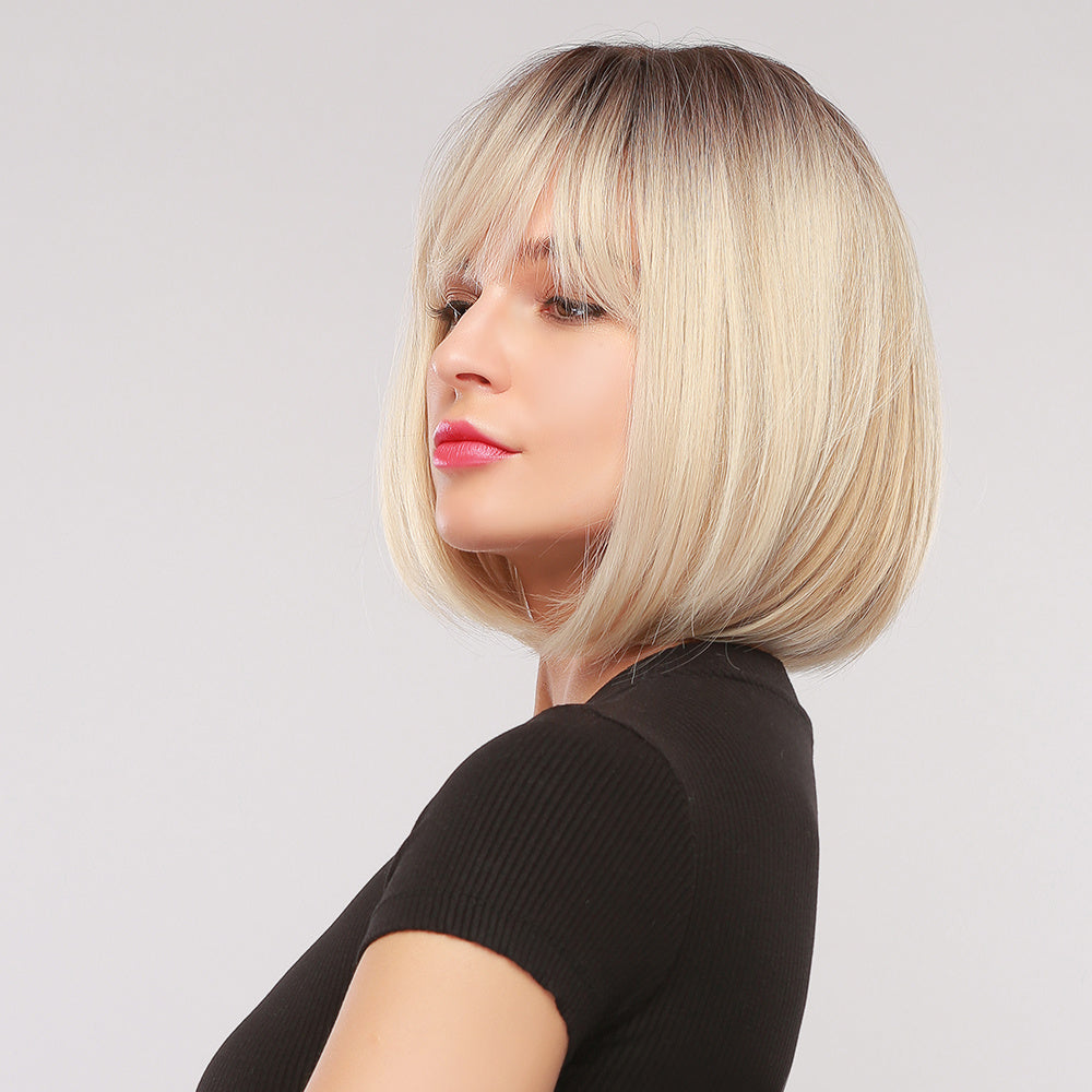 High Temperature Silk Material Ladies Wig BOB Head - Premium wig from Concordia Style Boutique - Just $18.97! Shop now at Concordia Style Boutique