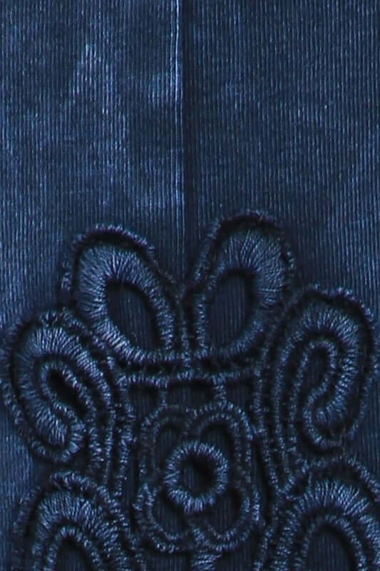 Mineral Washed Bootcut Jeggings Crochet Detail Made in USA - Concordia Style Boutique