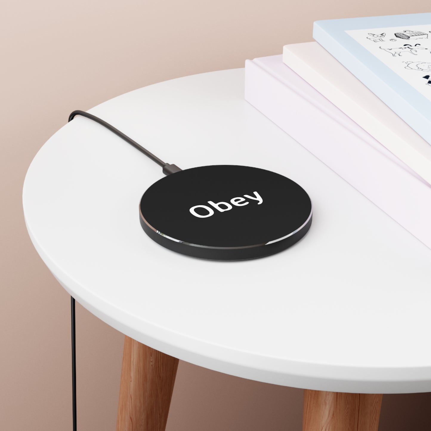 Wireless Charger -"Obey" - Premium wireless charger from Concordia Style Boutique - Just $61.90! Shop now at Concordia Style Boutique