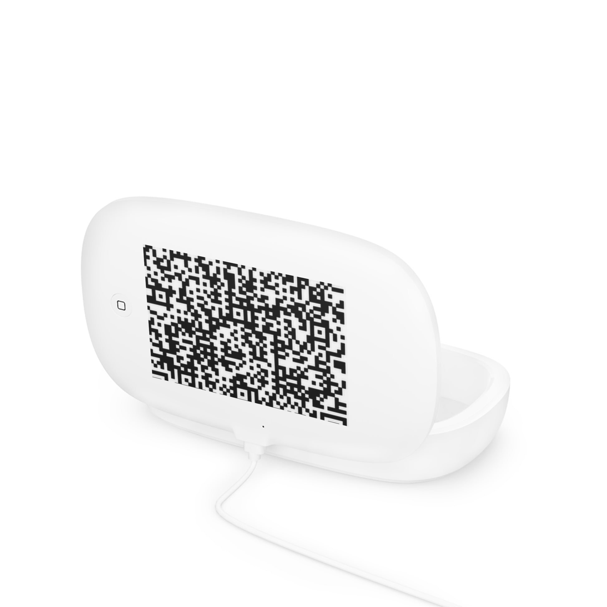 UV Phone Sanitizer and Wireless Charging Pad -"QR Code" - Premium phone sanitizer and charger from Concordia Style Boutique - Just $63.20! Shop now at Concordia Style Boutique