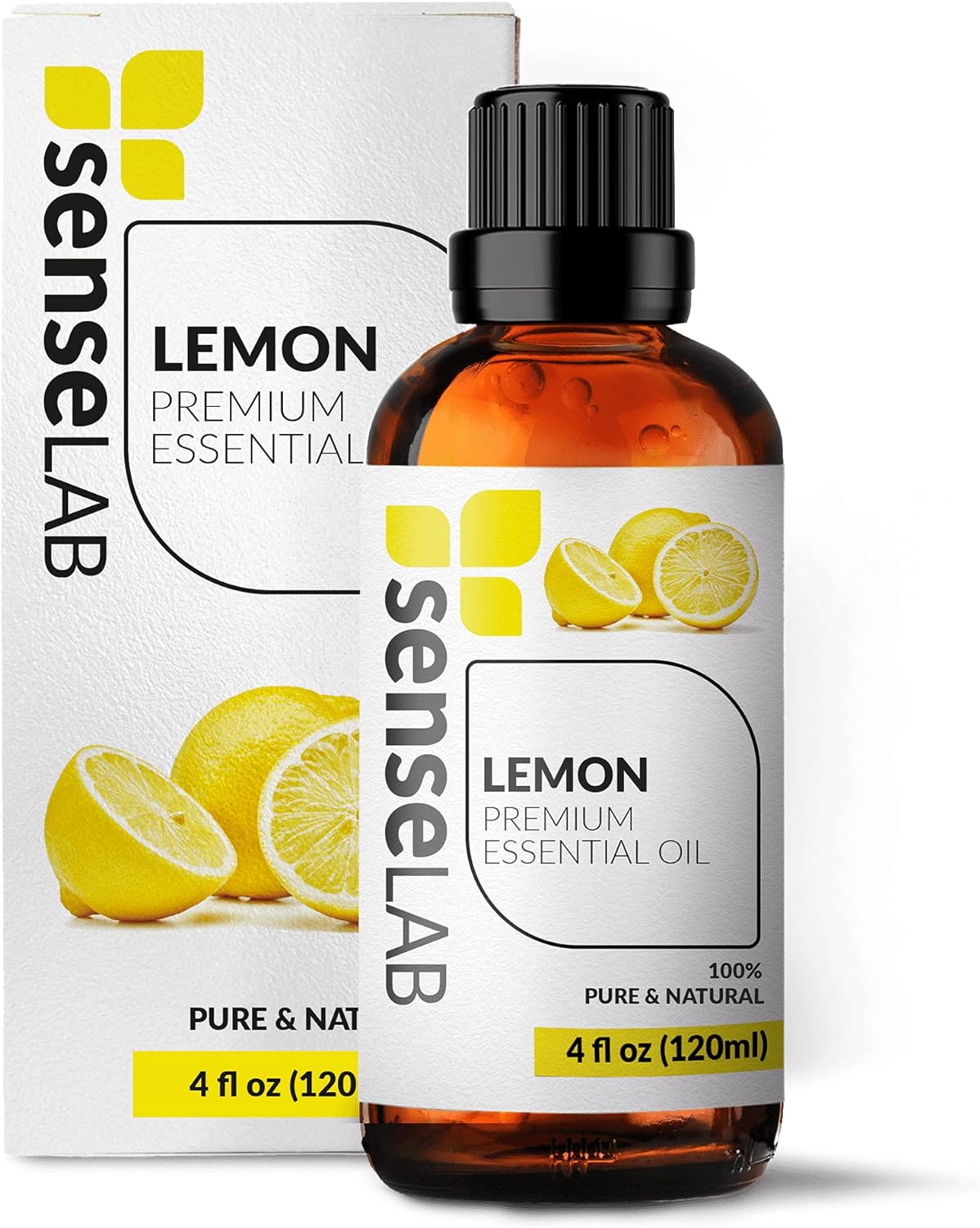 SenseLAB 100% Pure Lemon Essential Oil - Therapeutic Grade, Cold Pressed for Aromatherapy, Skin Moisturizing, and Cleaning (100ml) - Premium Lemon Essential Oil from Concordia Style Boutique - Just $15.74! Shop now at Concordia Style Boutique