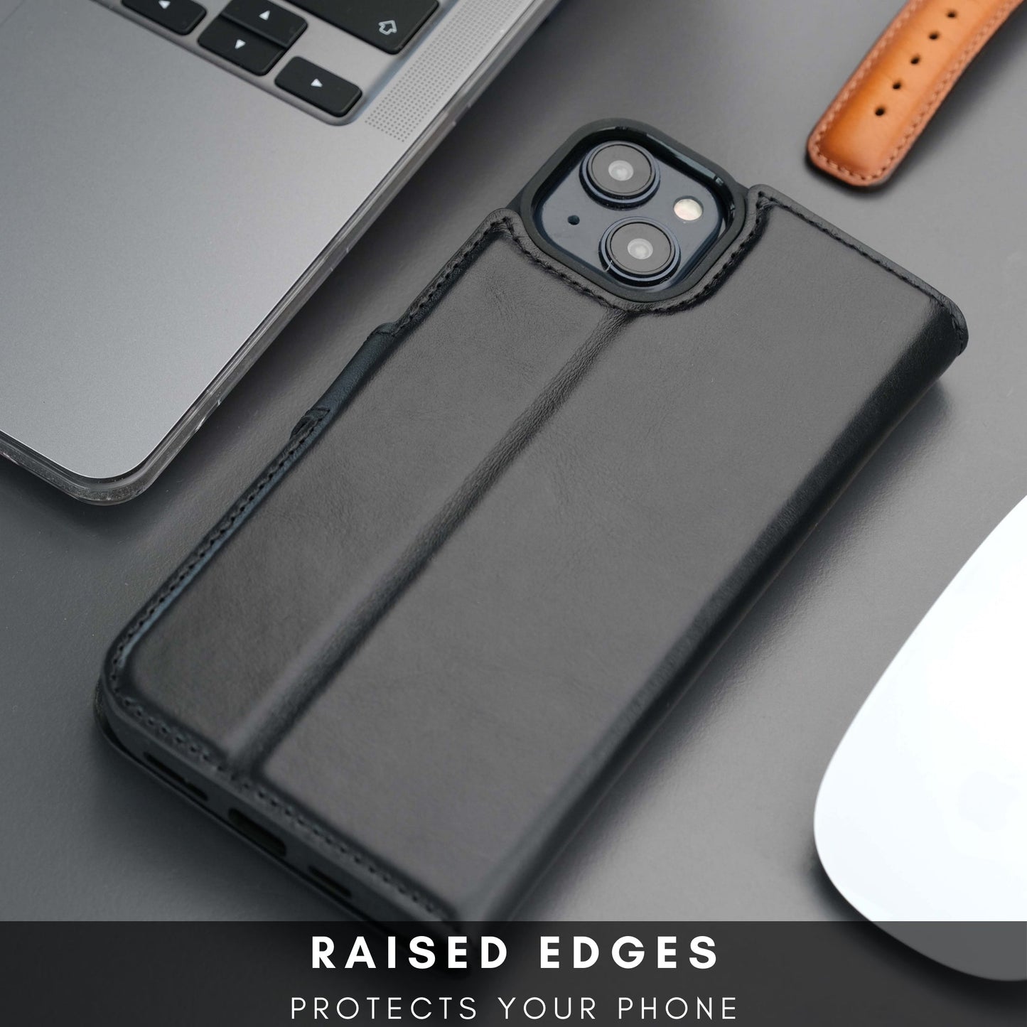 Casper Leather iPhone 15 Wallet Case | Detachable MagSafe Compatible RFID Protection - Concordia Style Boutique